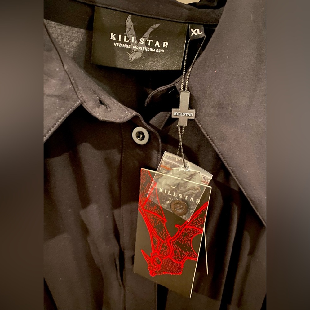 Killstar 🖤 Kimaris Long-Sleeve Gothic 🖤 Black Dress NWT ✨ - Picture 5 of 10